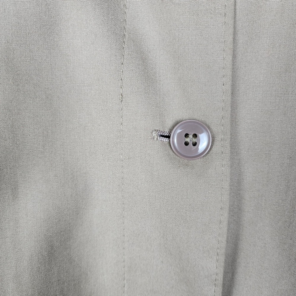 Unbranded Trench Coat Women Size L Beige Longline Hooded Belted Classic Jacket - Picture 9 of 15